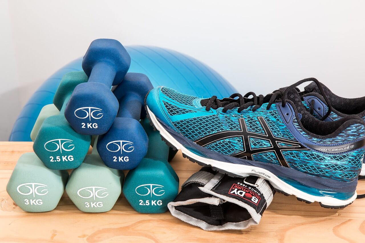 dumbbells-shoes-sneakers, Exercise and Mental Health