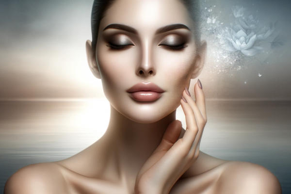 Elegant image showcasing high cheekbones, symbolizing the benefits of treatments for flattened cheekbones.